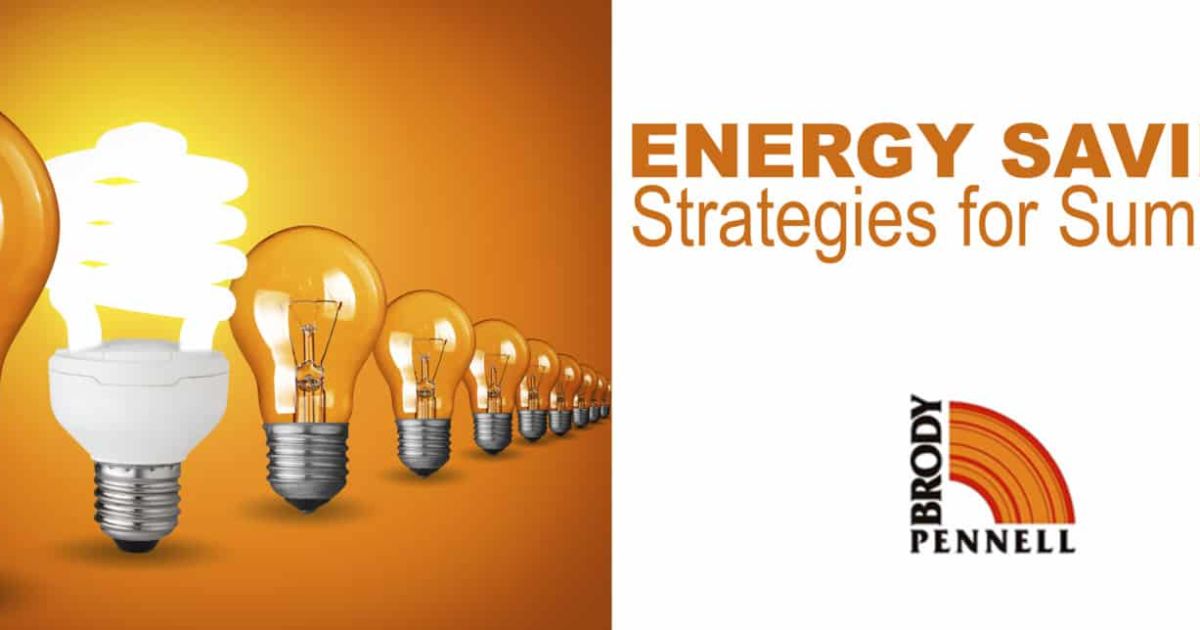 Energy Saving Strategies for Summer