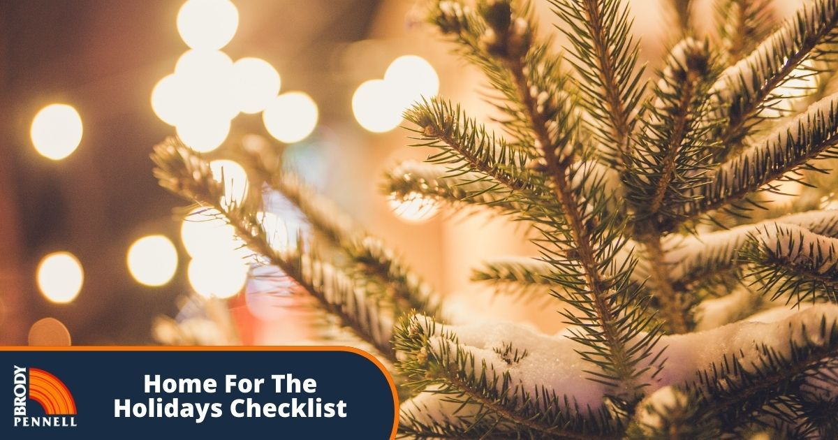 Home For The Holidays Checklist