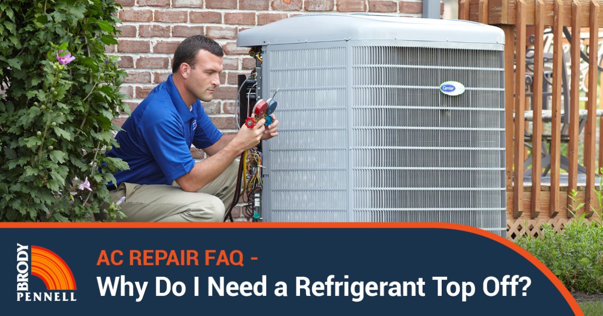 AC Repair FAQ: Why Do I Need Refrigerant Top Offs?
