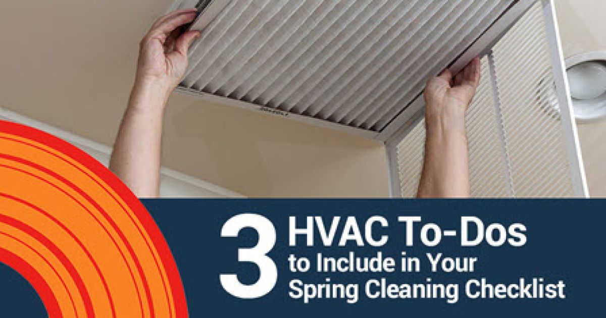3 HVAC Spring Cleaning Tips