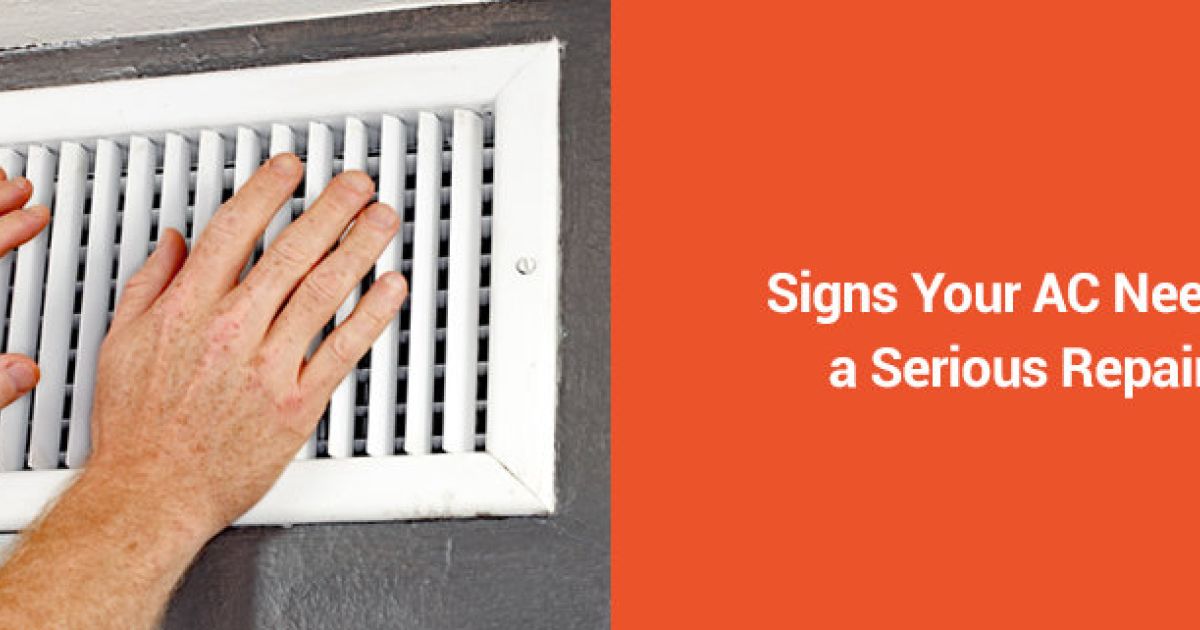 3 Signs Your AC Needs a Serious Repair
