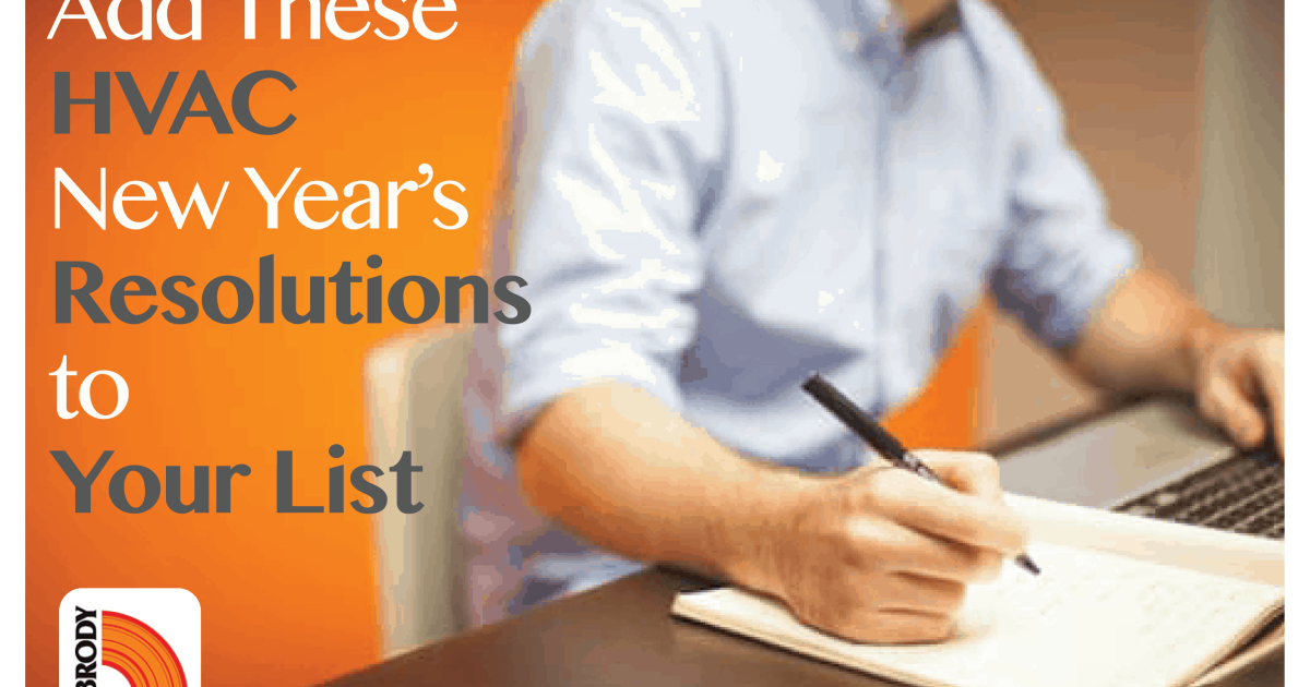 Add These HVAC New Year’s Resolutions to Your List