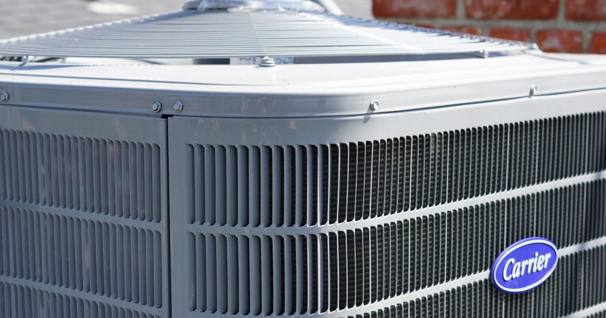 Image of a Carrier air conditioning unit